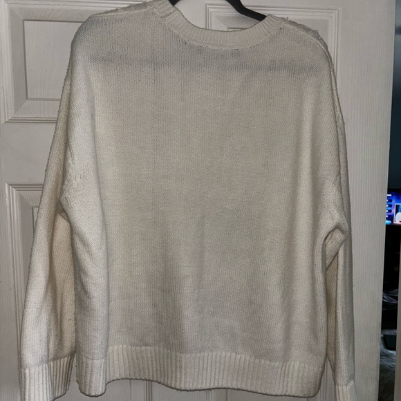 Women’s White Tommy Hilfiger Sweater - Picture 2 of 3